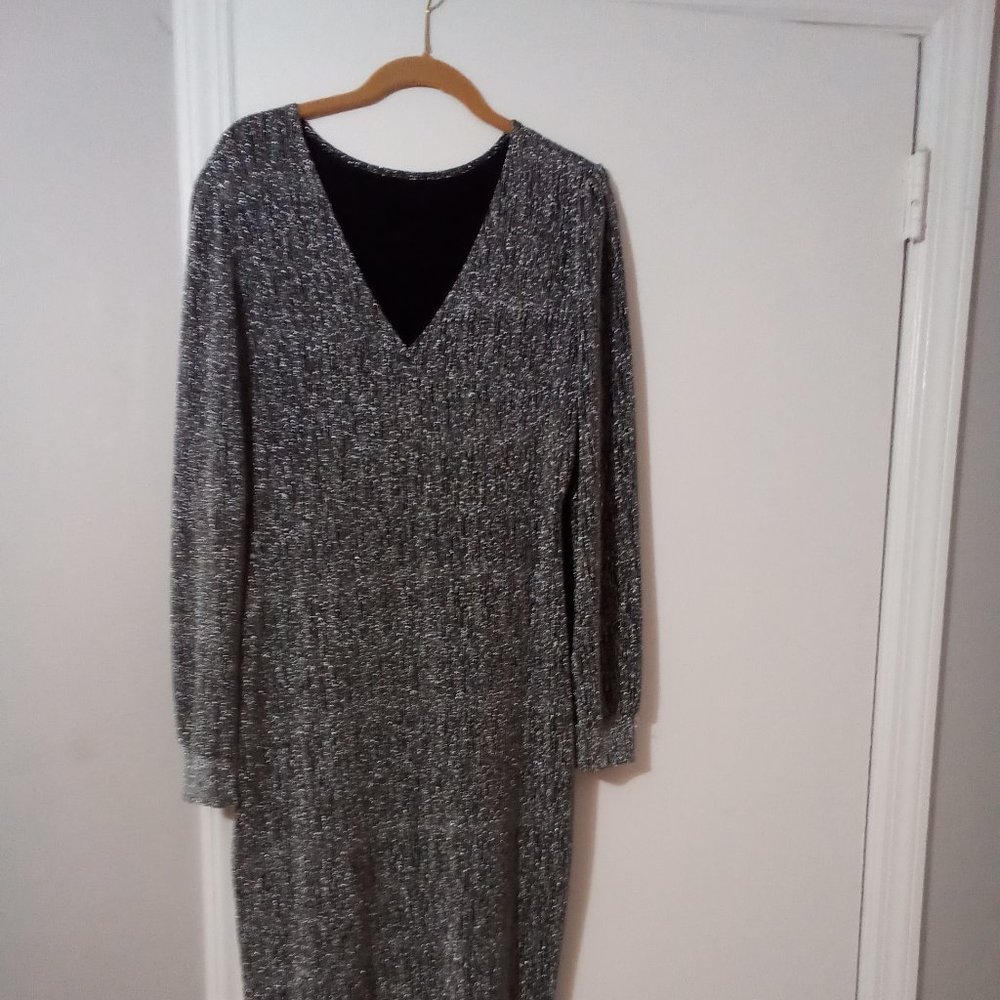 Ladies Silver Cocktail Dress